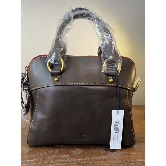 Dooney & Bourke Florentine Leather Cameron In color Charcoal - Picture 3 of 14